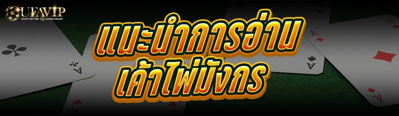 แนะนำการอ่าน เค้าไพ่มังกร